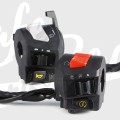 Comutador de luzes, com abertura de ar, piscas, buzina e motor de arranque
