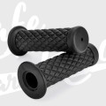 Punhos cafe racer pretos - Fechados
