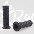 Punhos cafe racer pretos - Fechados