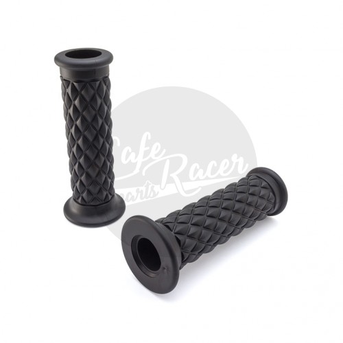 Punhos cafe racer pretos - Abertos