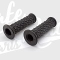 Punhos cafe racer pretos - Abertos