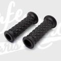 Punhos cafe racer pretos - Abertos