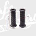 Punhos cafe racer pretos - Abertos