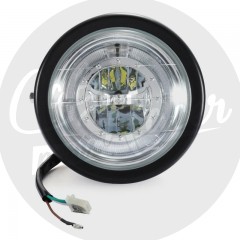 Farol LED com anel de luz